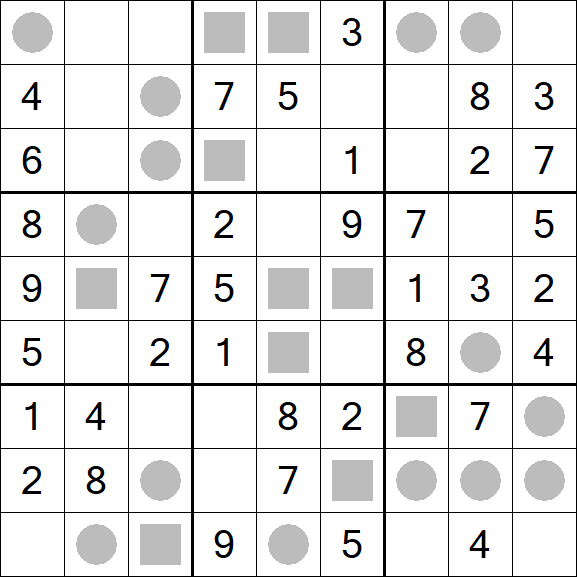 Even-Odd Sudoku - Easy