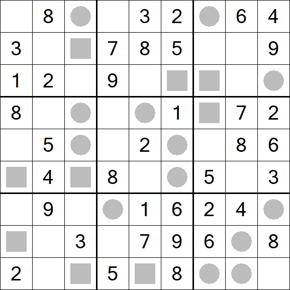 Even-Odd Sudoku - Einfach
