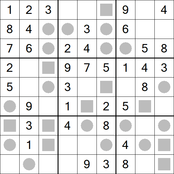 Even-Odd Sudoku - Einfach