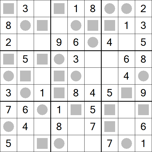 Even-Odd Sudoku - Easy