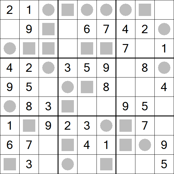 Even-Odd Sudoku - Einfach