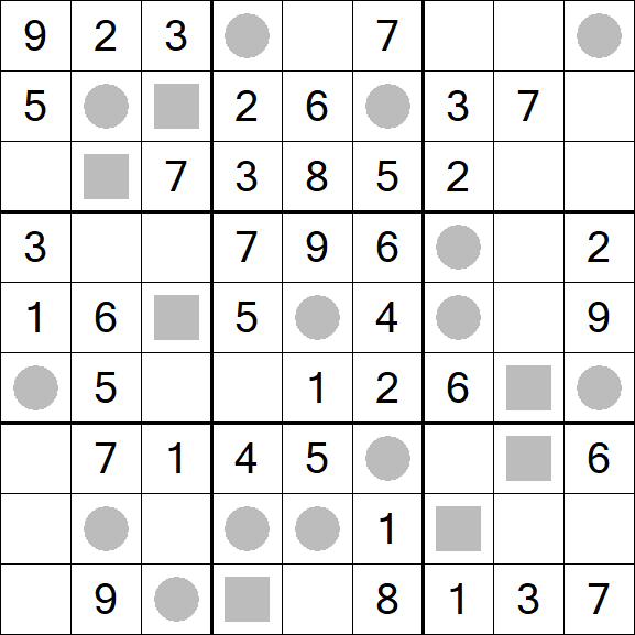 Even-Odd Sudoku - Einfach