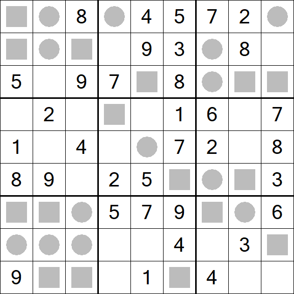 Even-Odd Sudoku - Einfach
