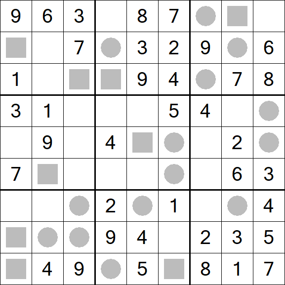 Even-Odd Sudoku - Einfach