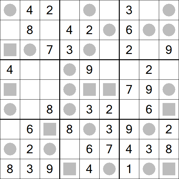 Even-Odd Sudoku - Einfach