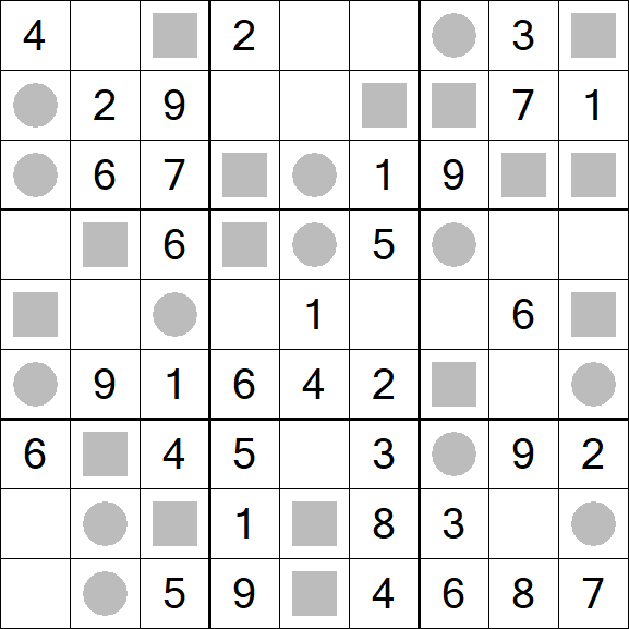 Even-Odd Sudoku - Easy