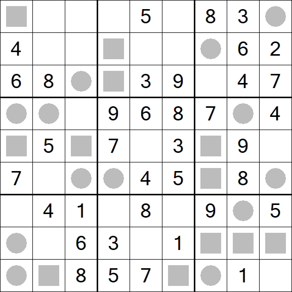 Even-Odd Sudoku - Easy