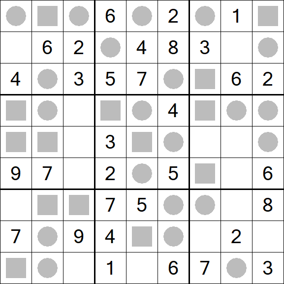 Even-Odd Sudoku - Easy
