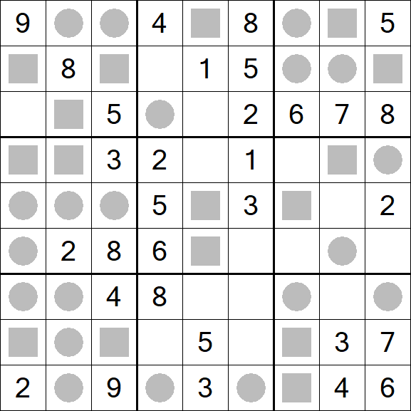 Even-Odd Sudoku - Easy