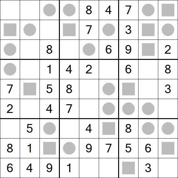 Even-Odd Sudoku - Easy