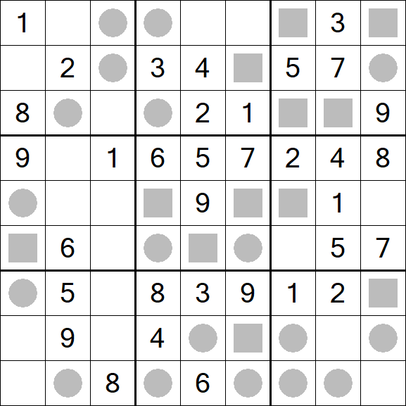 Even-Odd Sudoku - Easy