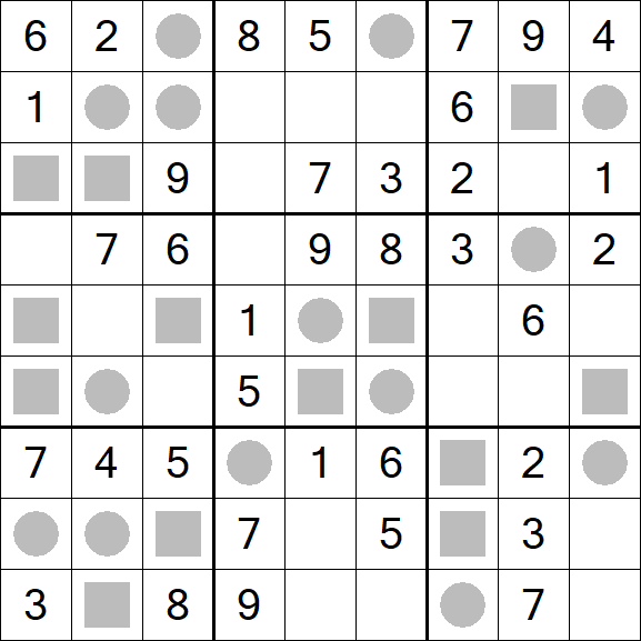 Even-Odd Sudoku - Easy