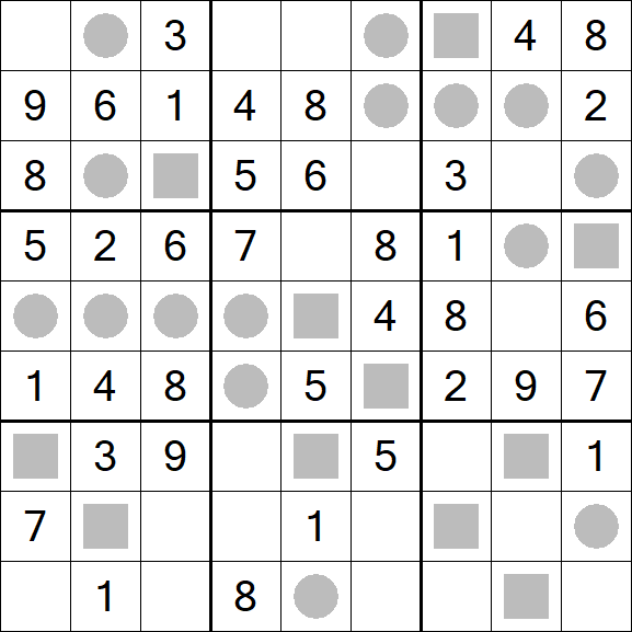 Even-Odd Sudoku - Fácil