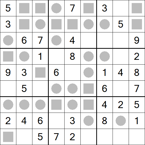 Even-Odd Sudoku - Fácil