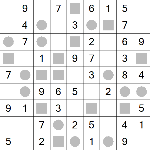 Even-Odd Sudoku - Fácil