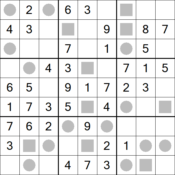 Even-Odd Sudoku - Fácil