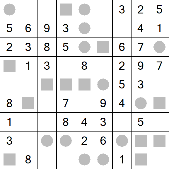 Even-Odd Sudoku - Fácil