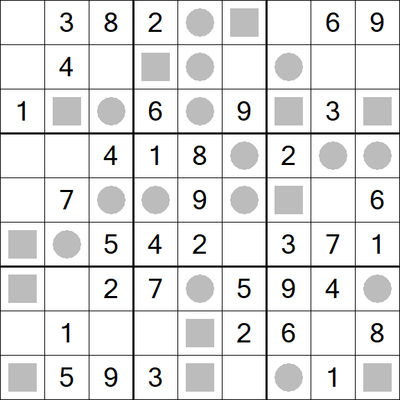 Even-Odd Sudoku - Fácil