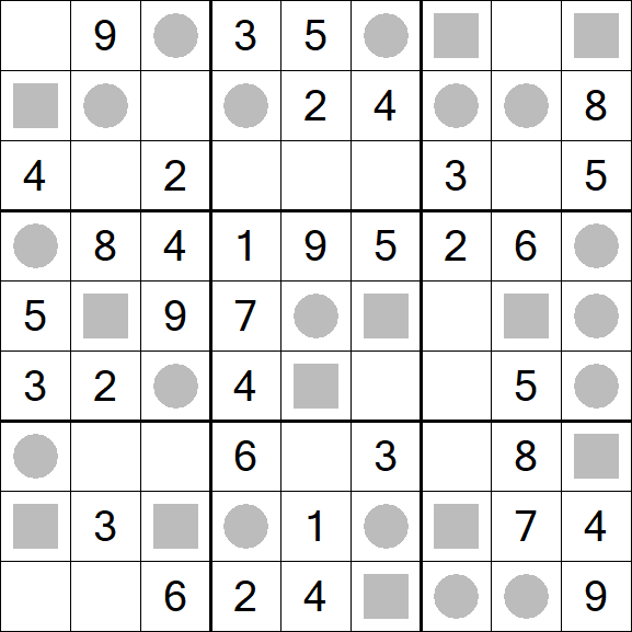 Even-Odd Sudoku - Easy