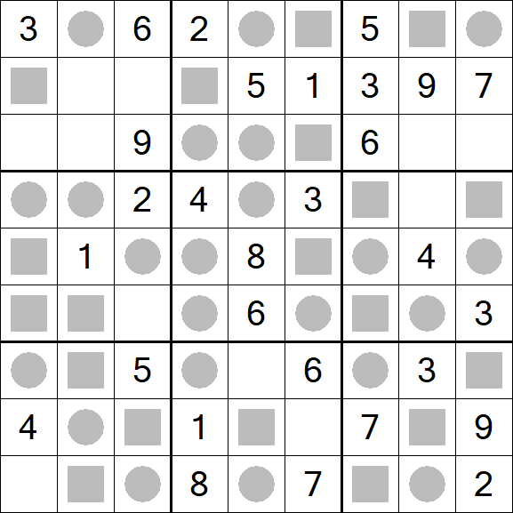 Even-Odd Sudoku - Easy