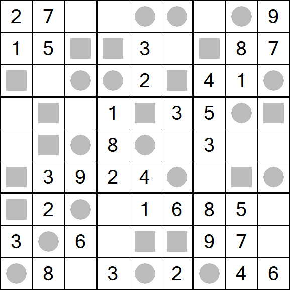 Even-Odd Sudoku - Easy