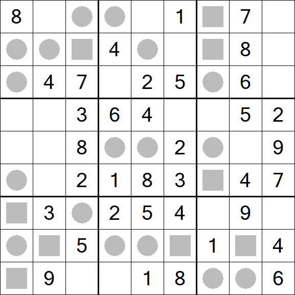 Even-Odd Sudoku - Fácil