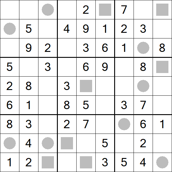 Even-Odd Sudoku - Fácil