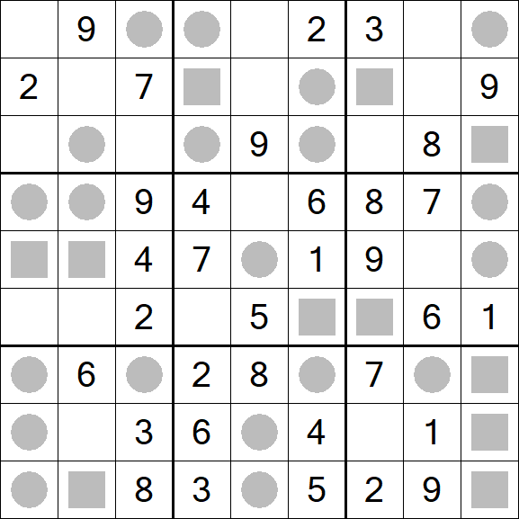 Even-Odd Sudoku - Fácil