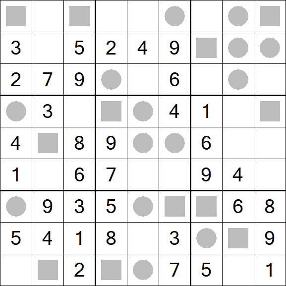 Even-Odd Sudoku - Easy