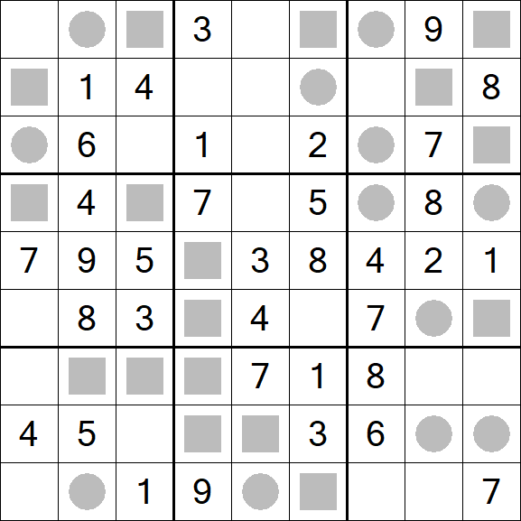 Even-Odd Sudoku - Fácil