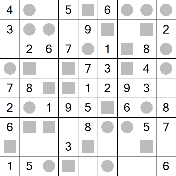 Even-Odd Sudoku - Fácil