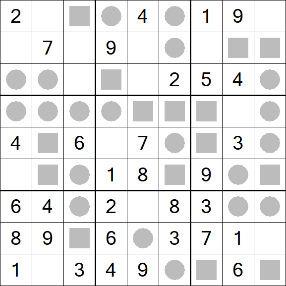 Even-Odd Sudoku - Easy