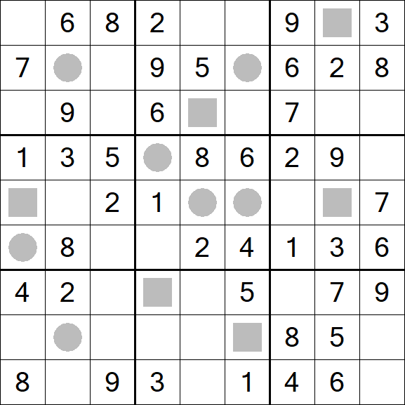 Even-Odd Sudoku - Easy