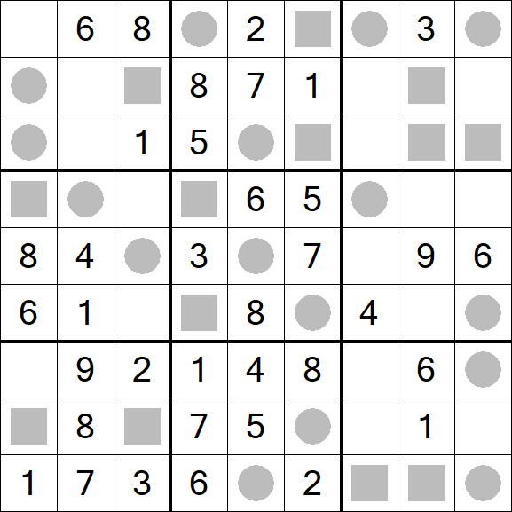 Even-Odd Sudoku - Easy
