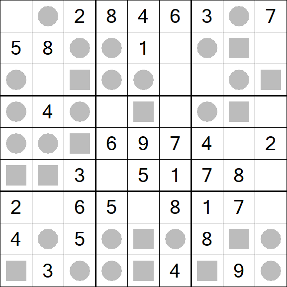 Even-Odd Sudoku - Fácil