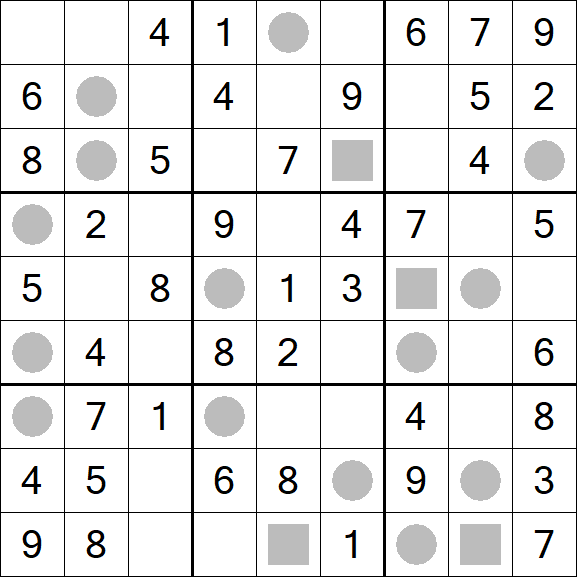 Even-Odd Sudoku - Easy