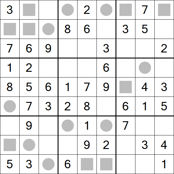 Even-Odd Sudoku - Easy