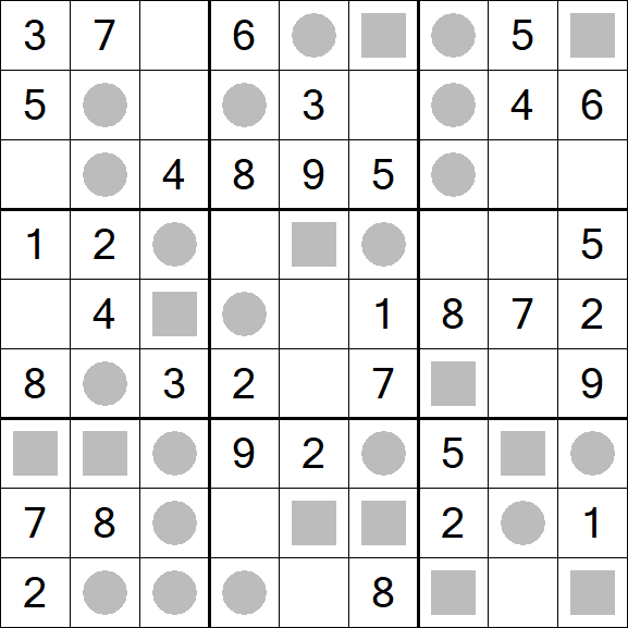 Even-Odd Sudoku - Fácil