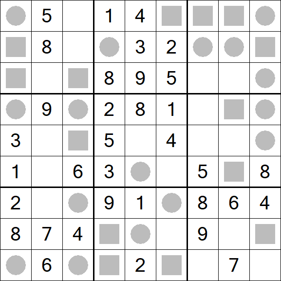 Even-Odd Sudoku - Fácil
