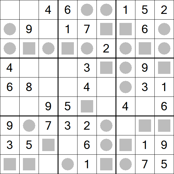 Even-Odd Sudoku - Fácil