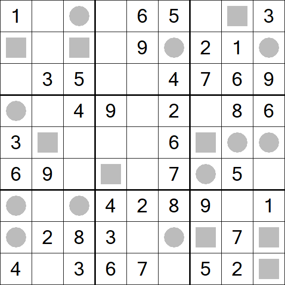 Even-Odd Sudoku - Easy