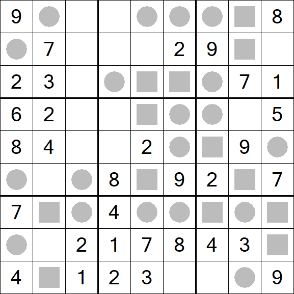 Even-Odd Sudoku - Easy