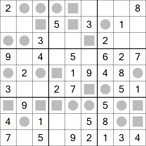 Even-Odd Sudoku - Fácil