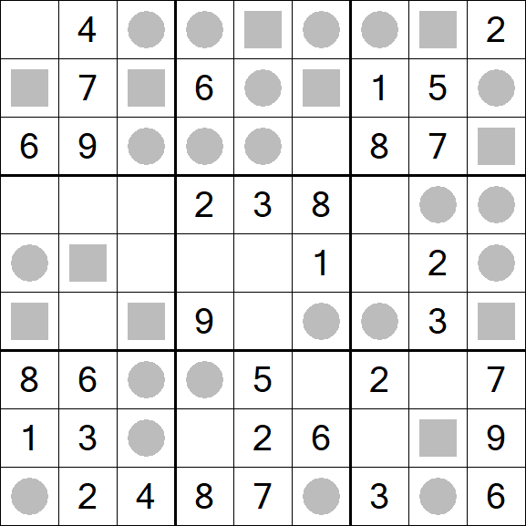 Even-Odd Sudoku - Fácil