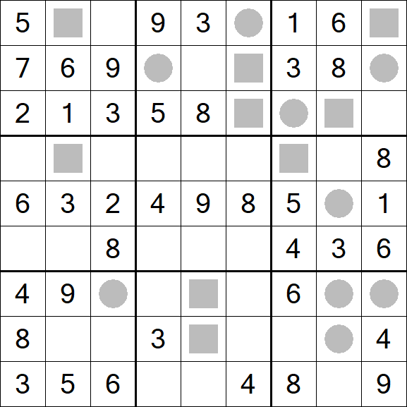 Even-Odd Sudoku - Fácil