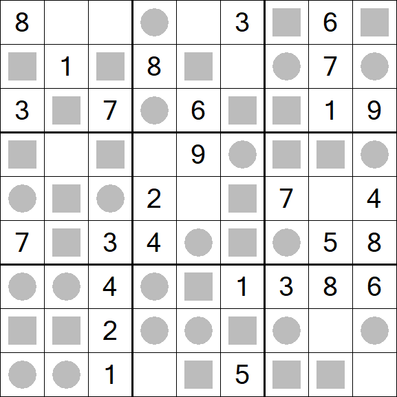 Even-Odd Sudoku - Easy