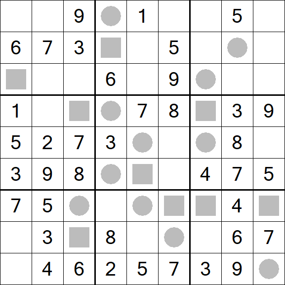 Even-Odd Sudoku - Easy