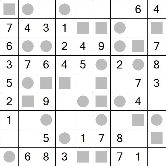 Even-Odd Sudoku - Easy