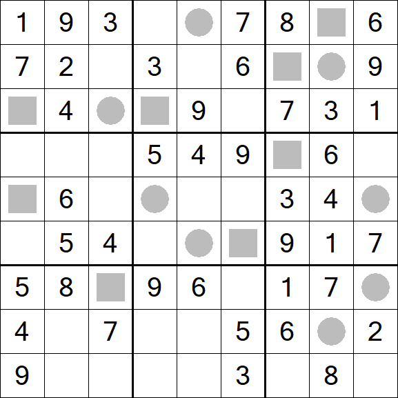 Even-Odd Sudoku - Easy