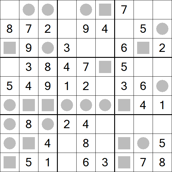 Even-Odd Sudoku - Easy